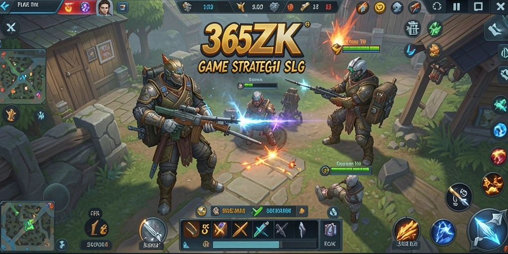 Tangkapan layar menampilkan aksi seru gameplay SLG di 365ZK.