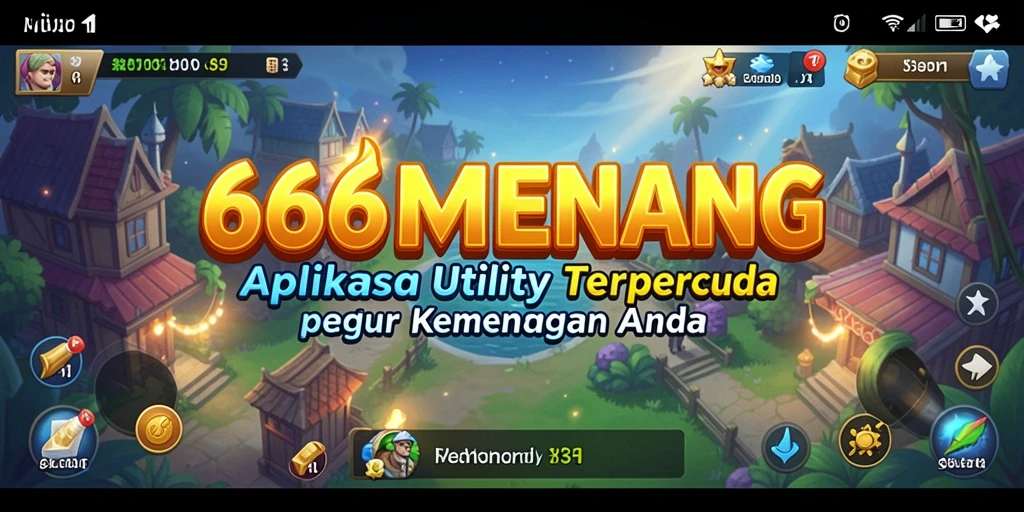 Tampilan antarmuka aplikasi 666MENANG yang memudahkan navigasi untuk pengguna.
