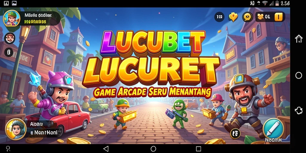 Screenshot LUCUBET menunjukkan grafis menakjubkan dan gameplay seru.