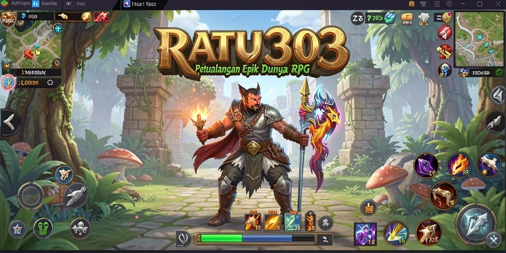 Gameplay seru dalam petualangan RPG yang menegangkan.
