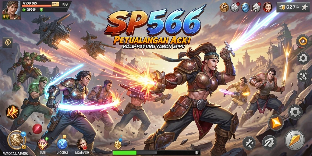 Tampilan gameplay SP666 yang menegangkan dan mendebarkan.