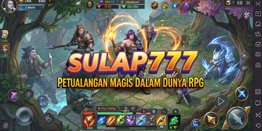 Tampilan gameplay RPG SULAP777 yang menegangkan dan penuh aksi.